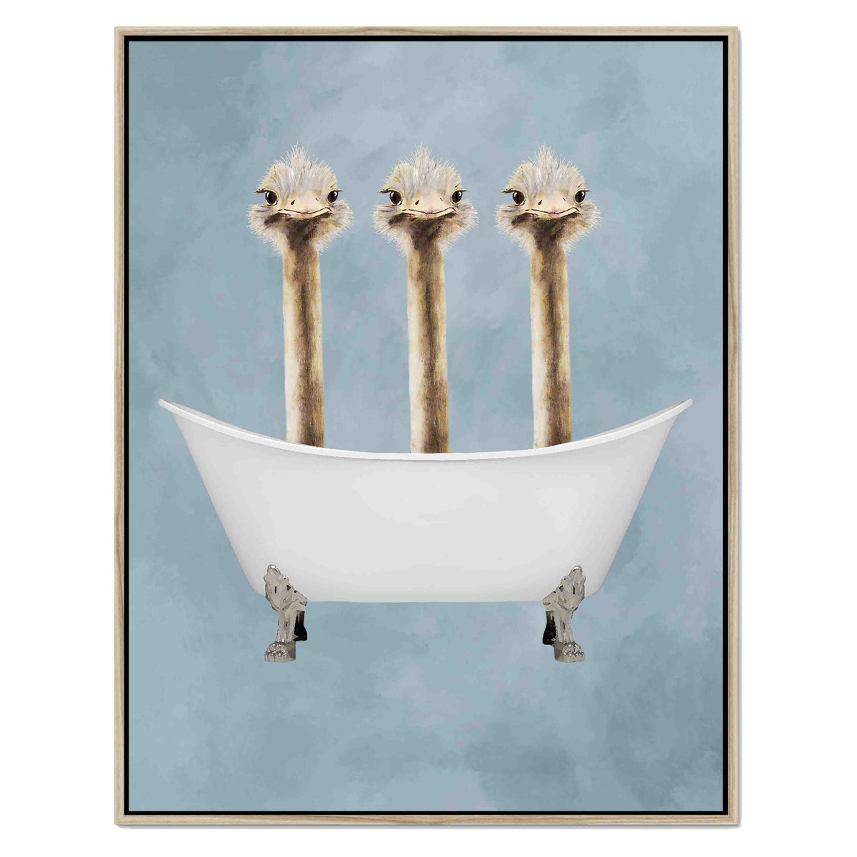 Briarley Axis Ostrich Canvas Wall Art — gallery image 28