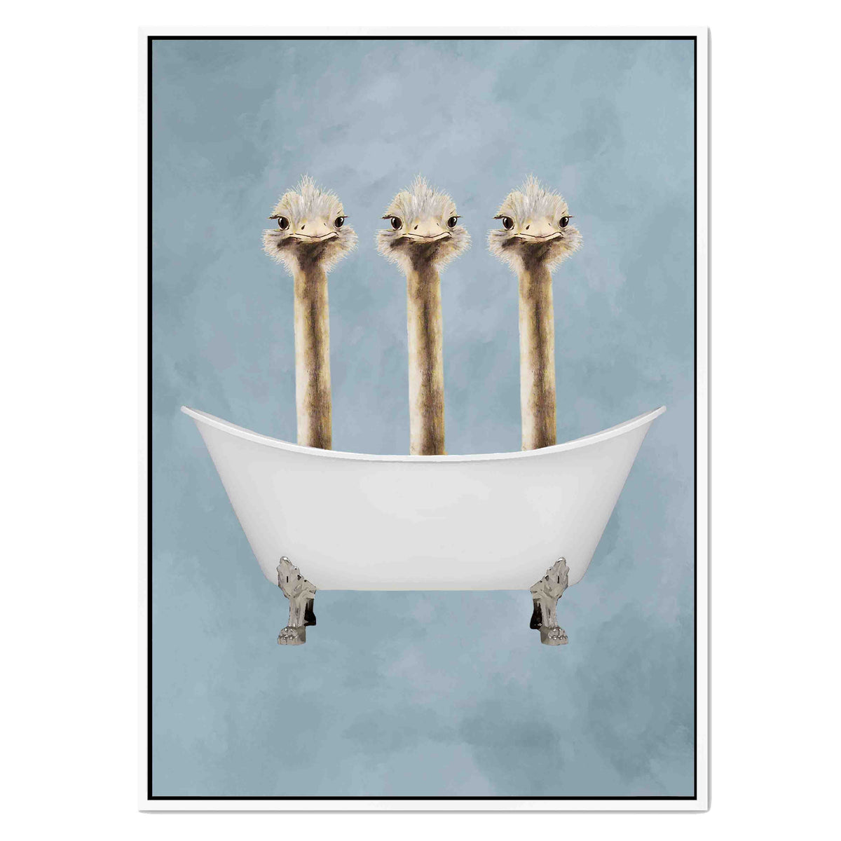 Briarley Axis Ostrich Canvas Wall Art — gallery image 37