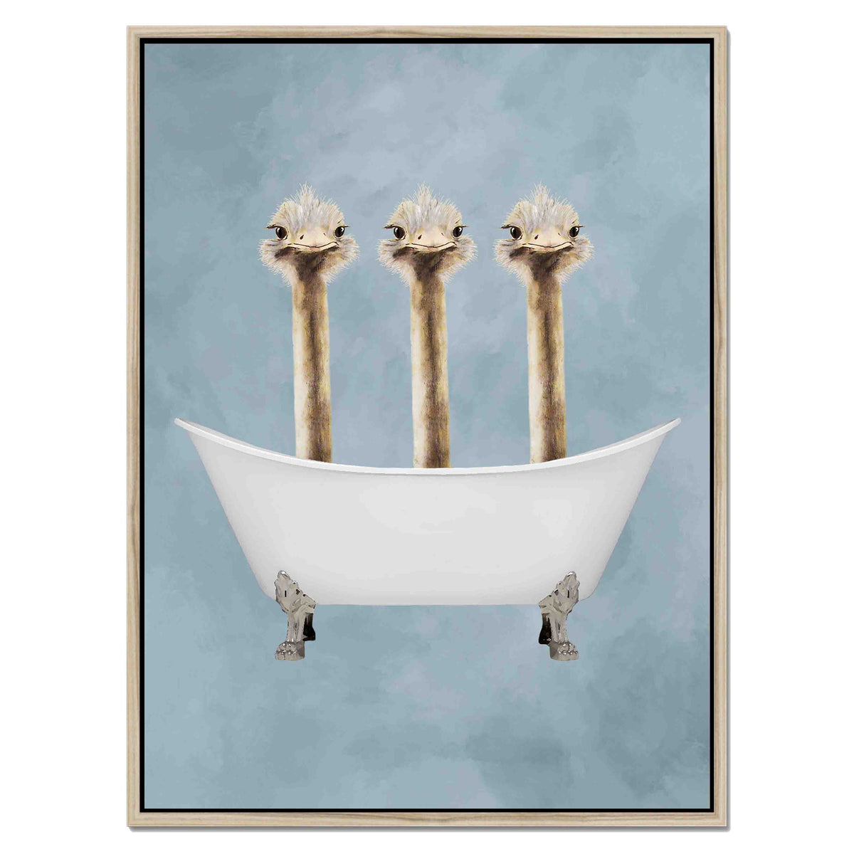 Briarley Axis Ostrich Canvas Wall Art — gallery image 31