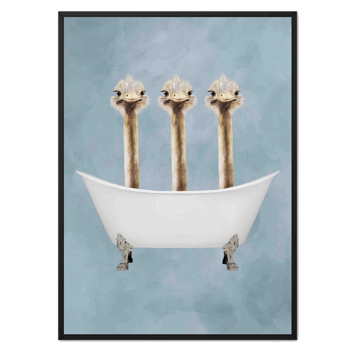 Briarley Axis Ostrich Canvas Wall Art — gallery image 18