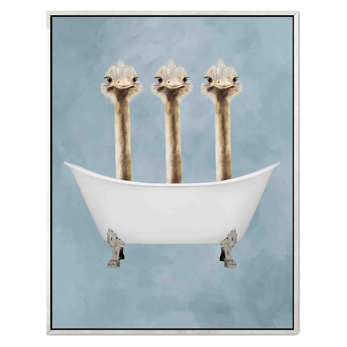 Briarley Axis Ostrich Canvas Wall Art — gallery image 33