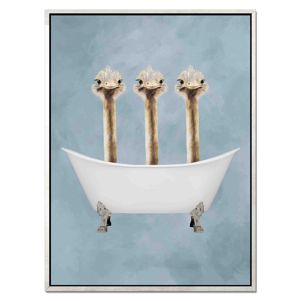 Briarley Axis Ostrich Canvas Wall Art — gallery image 49