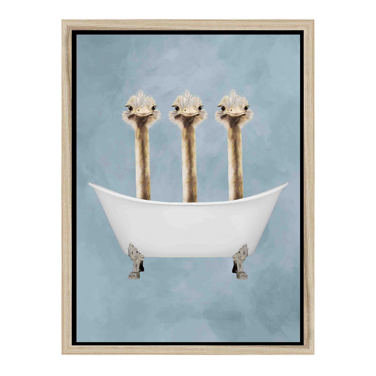 Briarley Axis Ostrich Canvas Wall Art — gallery image 30