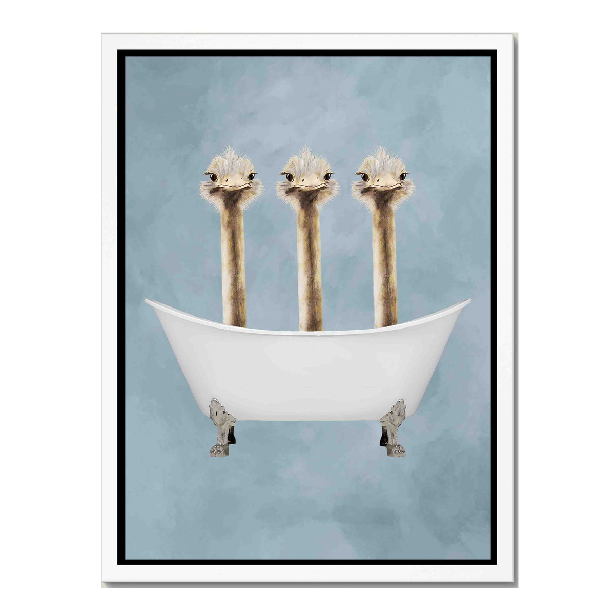 Briarley Axis Ostrich Canvas Wall Art — gallery image 38