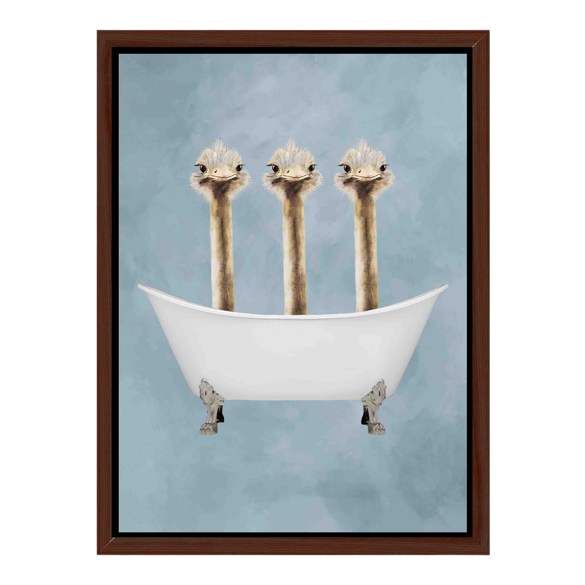 Briarley Axis Ostrich Canvas Wall Art — gallery image 23