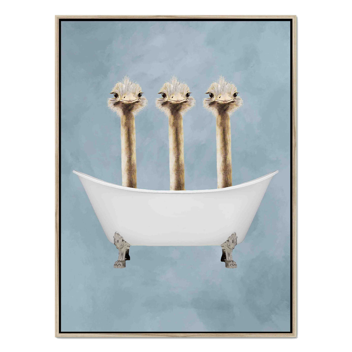 Briarley Axis Ostrich Canvas Wall Art — gallery image 32