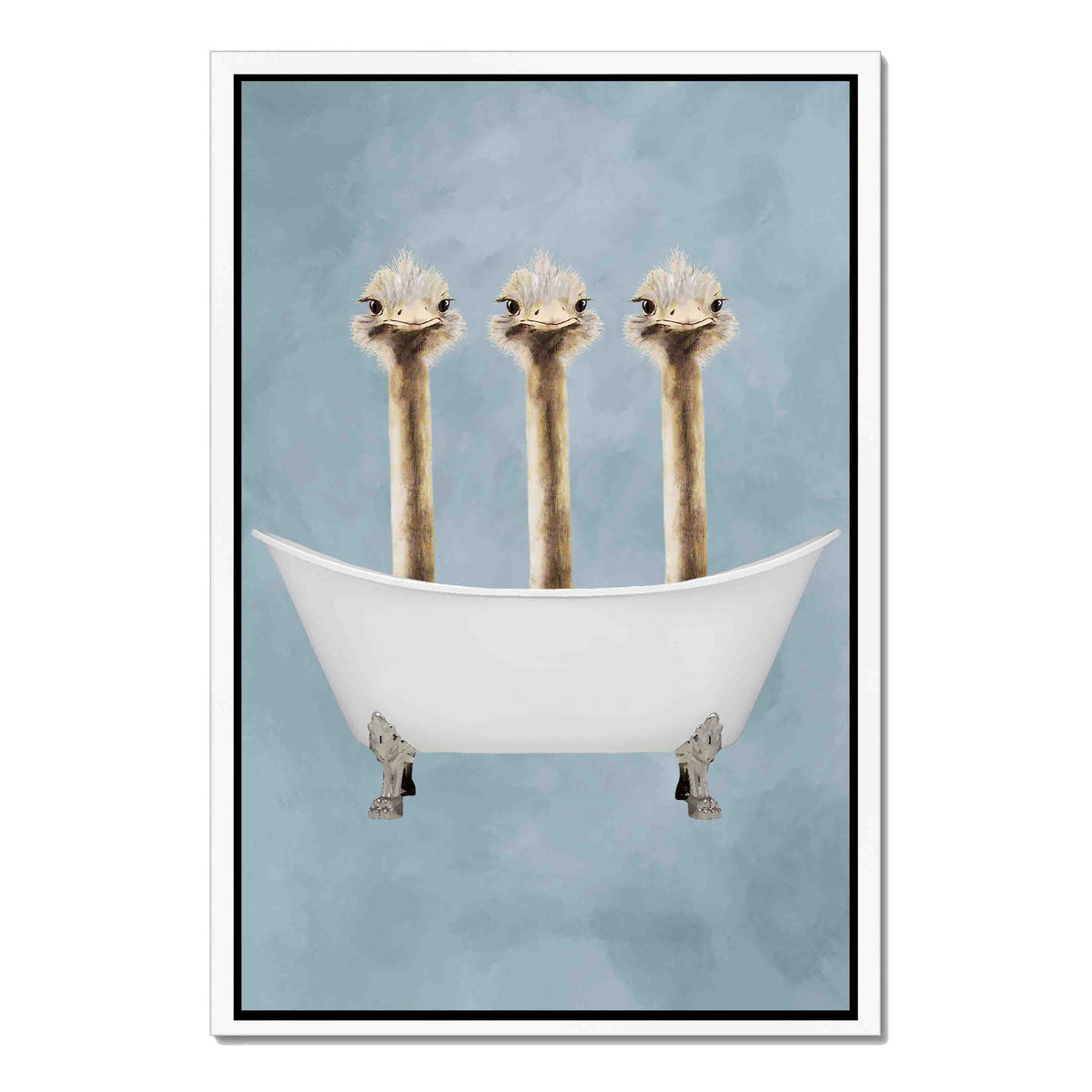 Briarley Axis Ostrich Canvas Wall Art — gallery image 51
