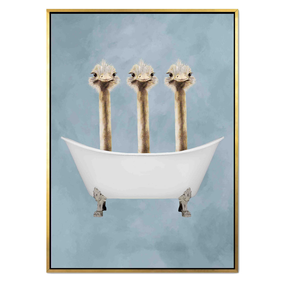 Briarley Axis Ostrich Canvas Wall Art — gallery image 44