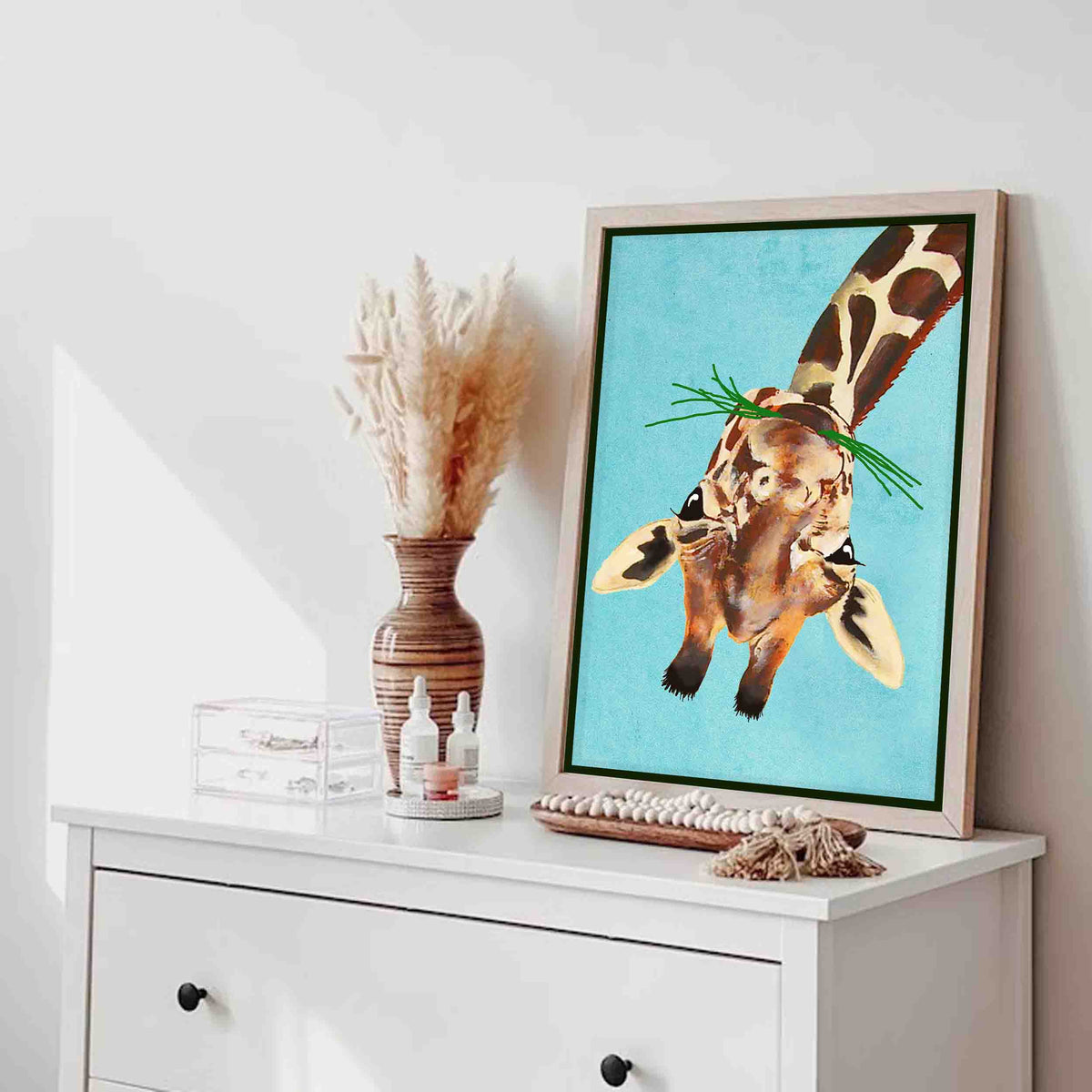 Mossley Axis Giraffe Canvas Wall Art — gallery image 4
