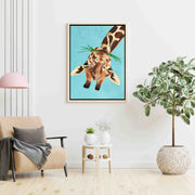 Mossley Axis Giraffe Canvas Wall Art — gallery image 7