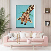 Mossley Axis Giraffe Canvas Wall Art — gallery image 8