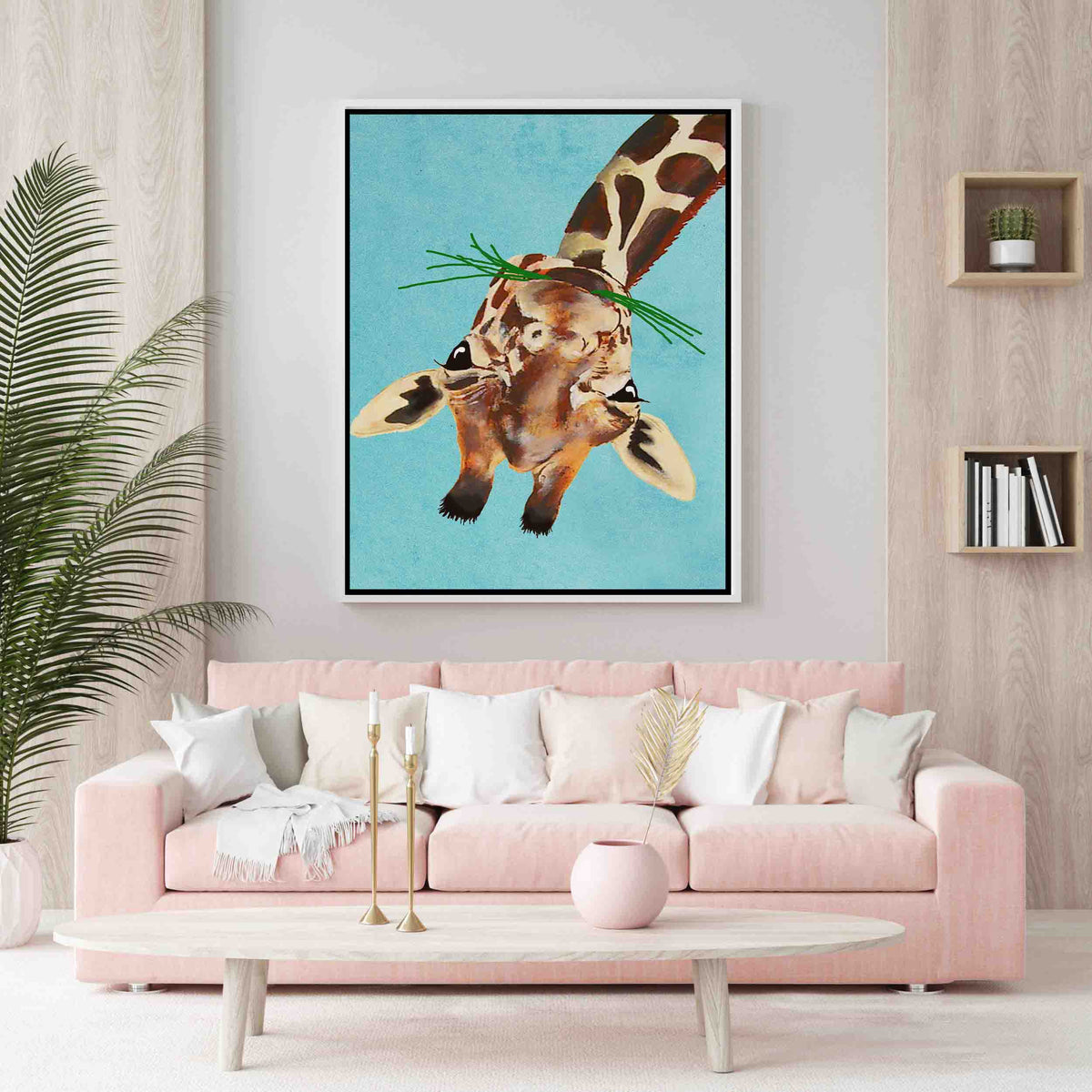 Mossley Axis Giraffe Canvas Wall Art — gallery image 8