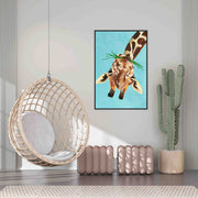Mossley Axis Giraffe Canvas Wall Art — gallery image 3