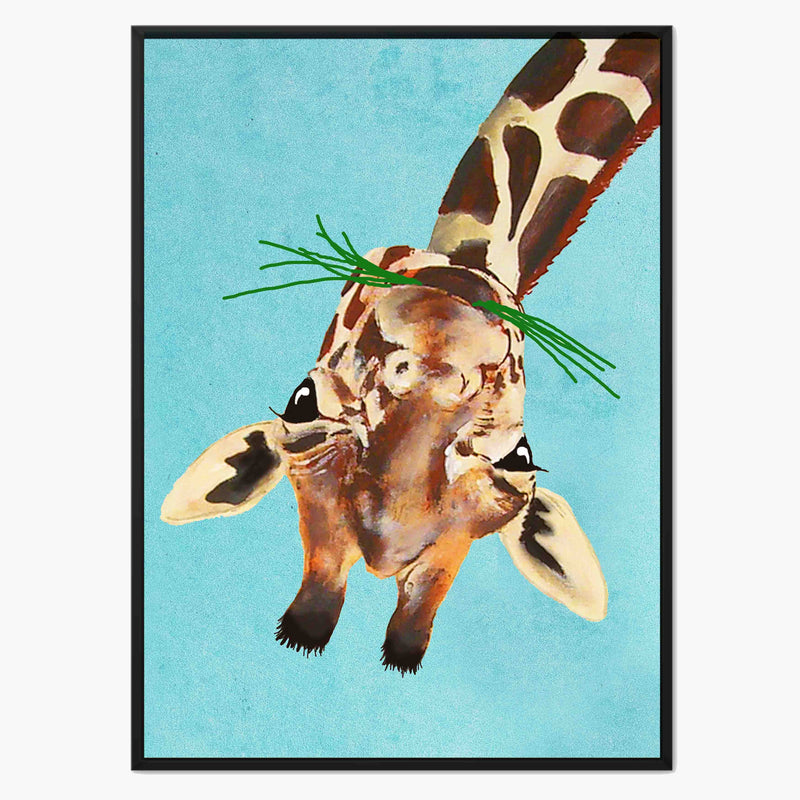 Mossley Axis Giraffe Canvas Wall Art — gallery image 1