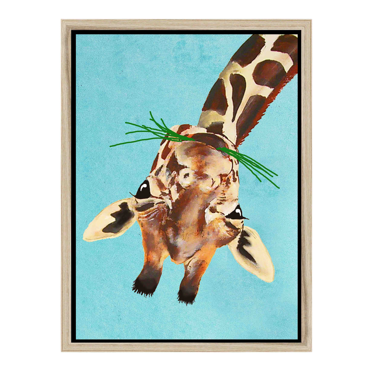 Mossley Axis Giraffe Canvas Wall Art — gallery image 36