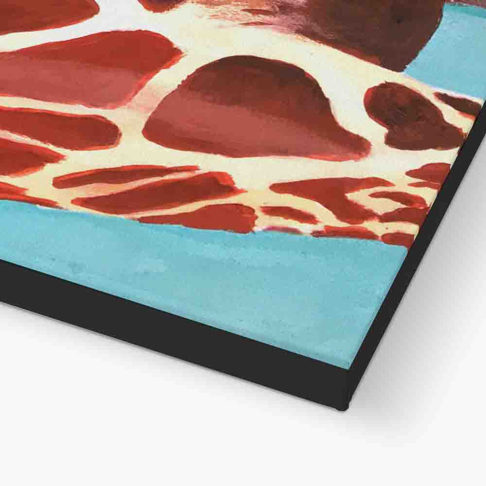 Langford Axis Giraffe Canvas Wall Art — gallery image 14