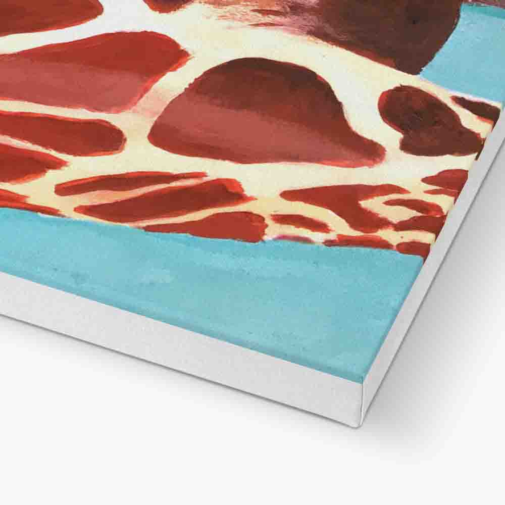 Langford Axis Giraffe Canvas Wall Art — gallery image 13