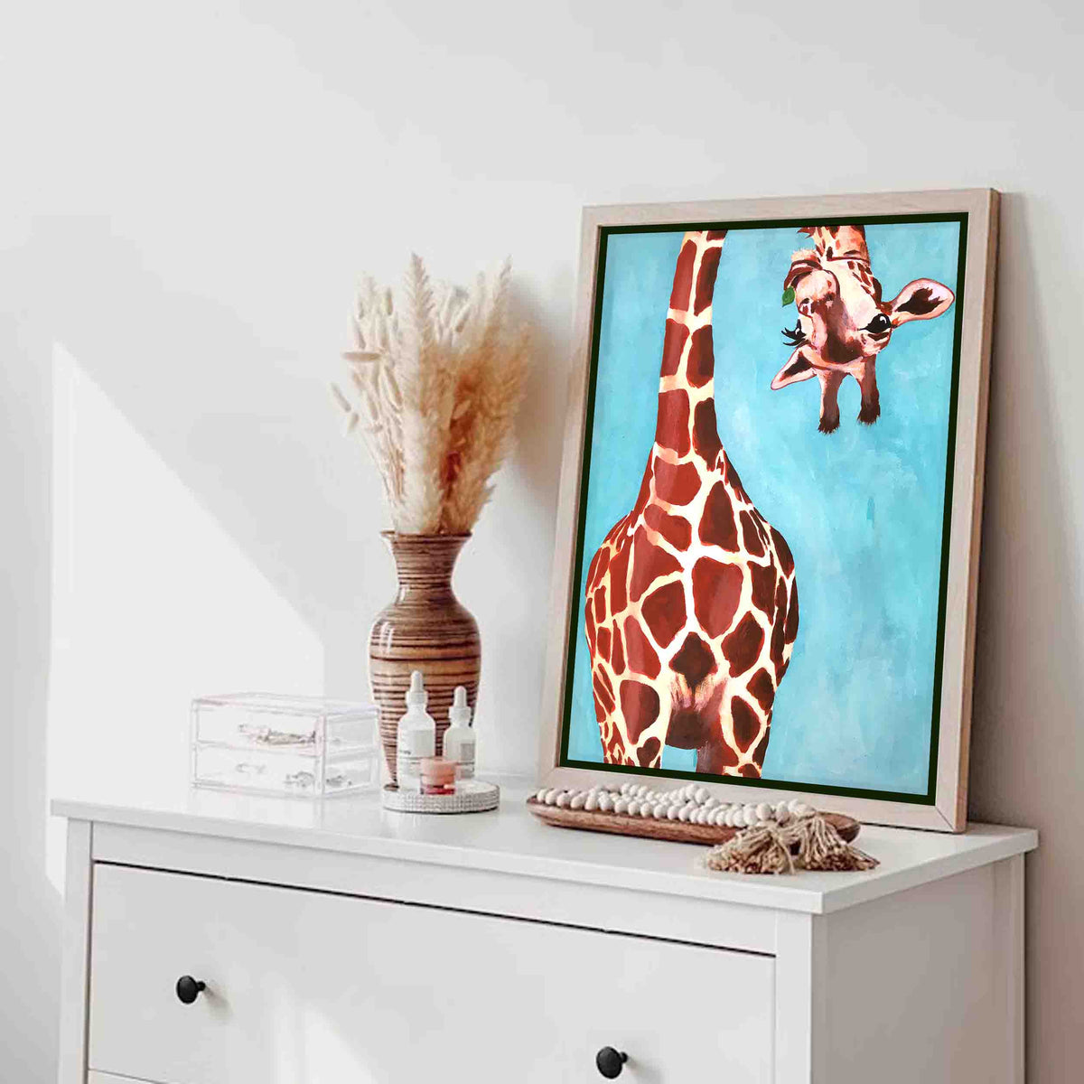 Langford Axis Giraffe Canvas Wall Art — gallery image 3