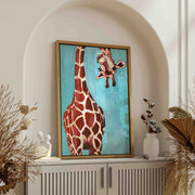 Langford Axis Giraffe Canvas Wall Art — gallery image 4