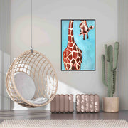Langford Axis Giraffe Canvas Wall Art — gallery image 8