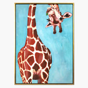 Langford Axis Giraffe Canvas Wall Art — gallery image 1