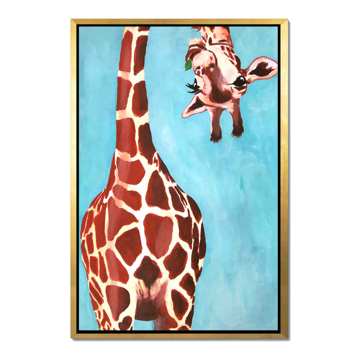 Langford Axis Giraffe Canvas Wall Art — gallery image 33