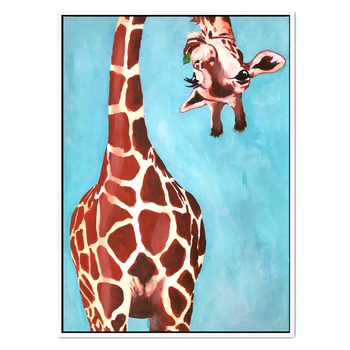 Langford Axis Giraffe Canvas Wall Art — gallery image 49