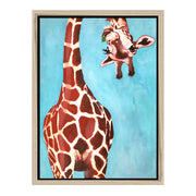 Langford Axis Giraffe Canvas Wall Art — gallery image 38