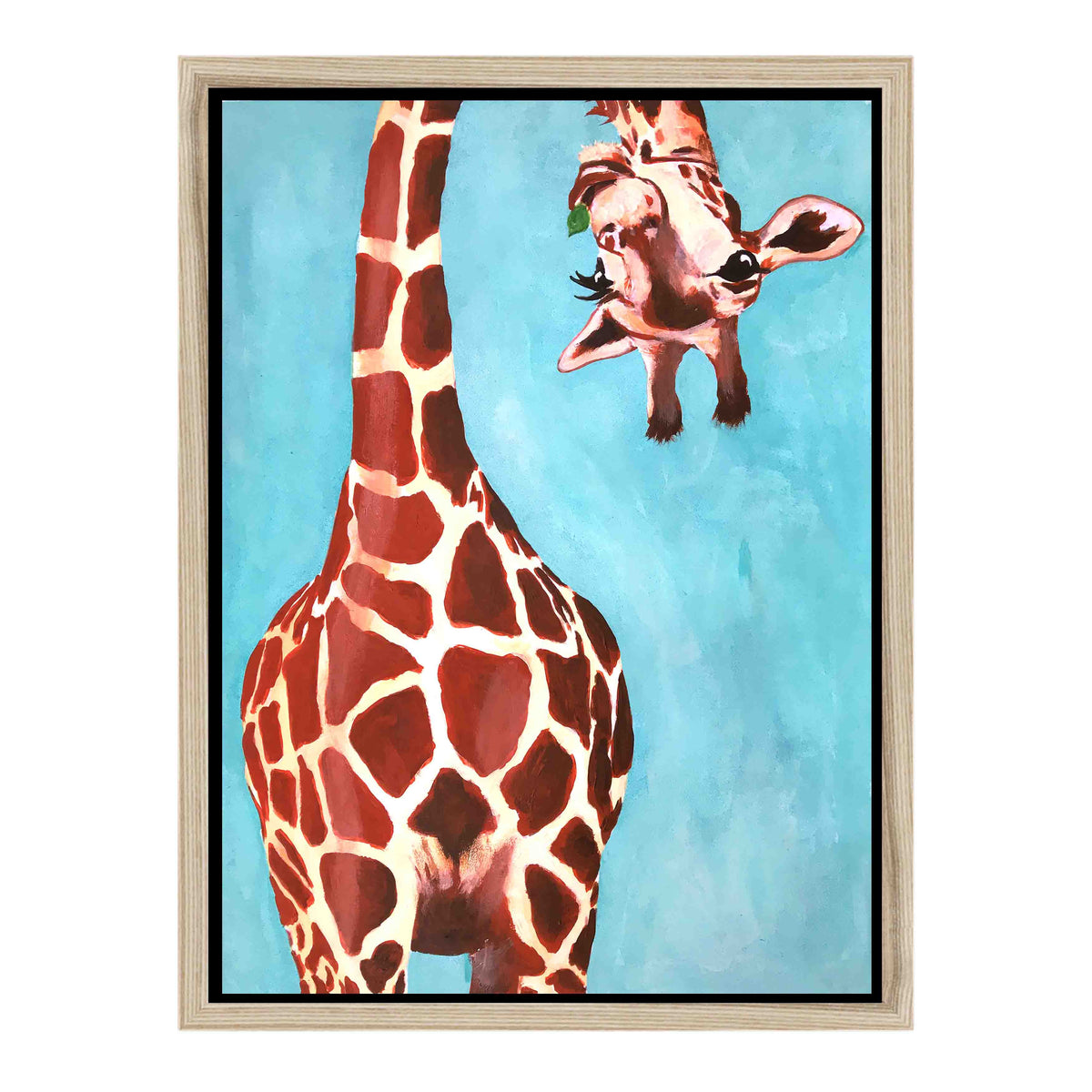 Langford Axis Giraffe Canvas Wall Art — gallery image 38
