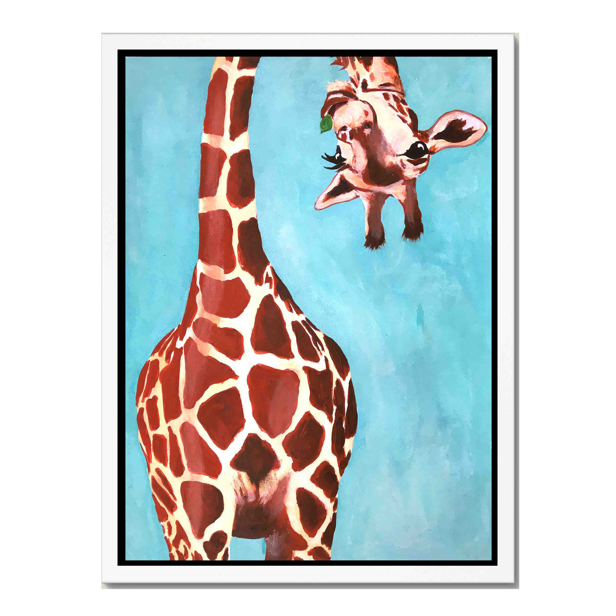 Langford Axis Giraffe Canvas Wall Art — gallery image 50