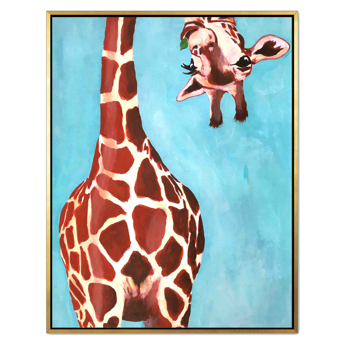 Langford Axis Giraffe Canvas Wall Art — gallery image 30