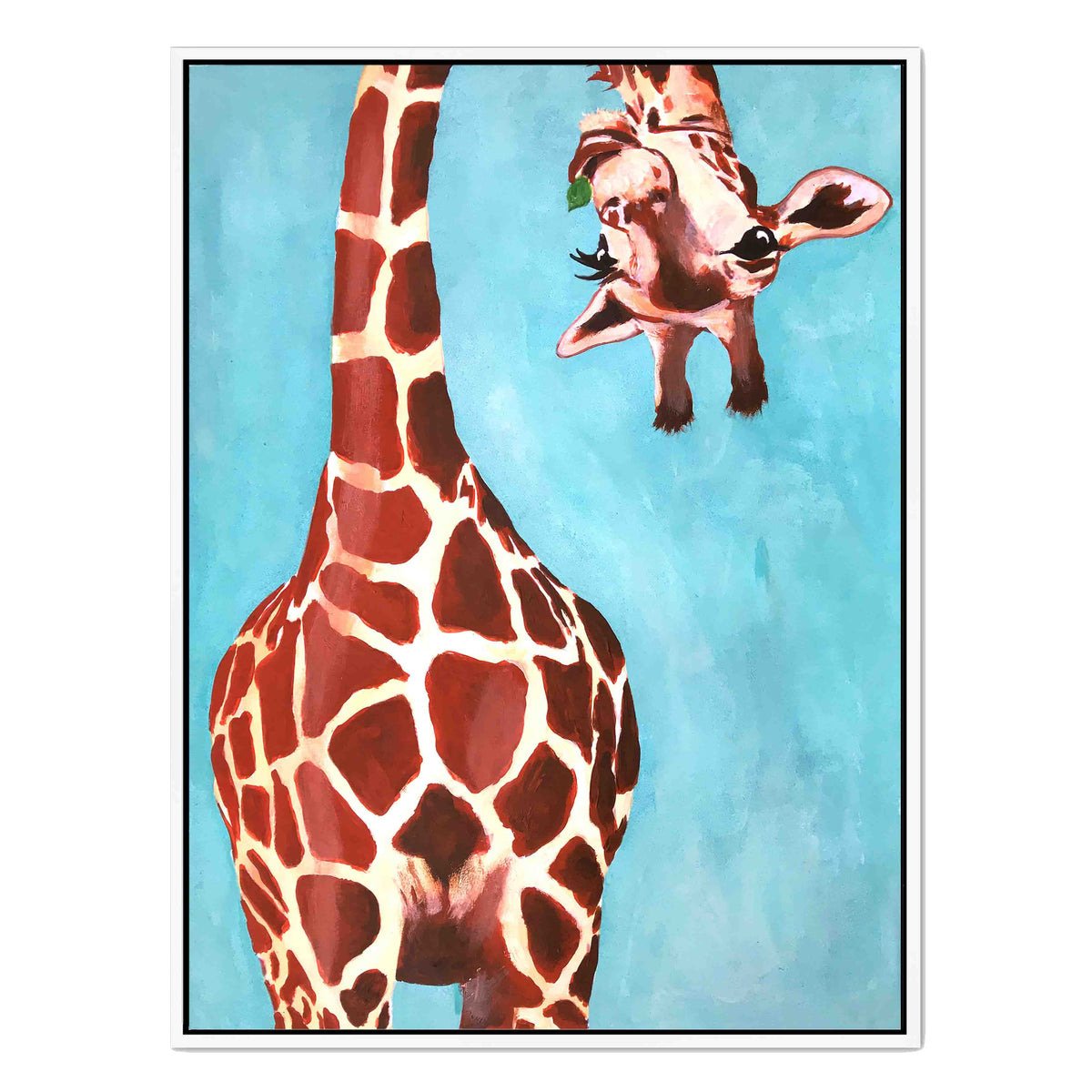 Langford Axis Giraffe Canvas Wall Art — gallery image 53