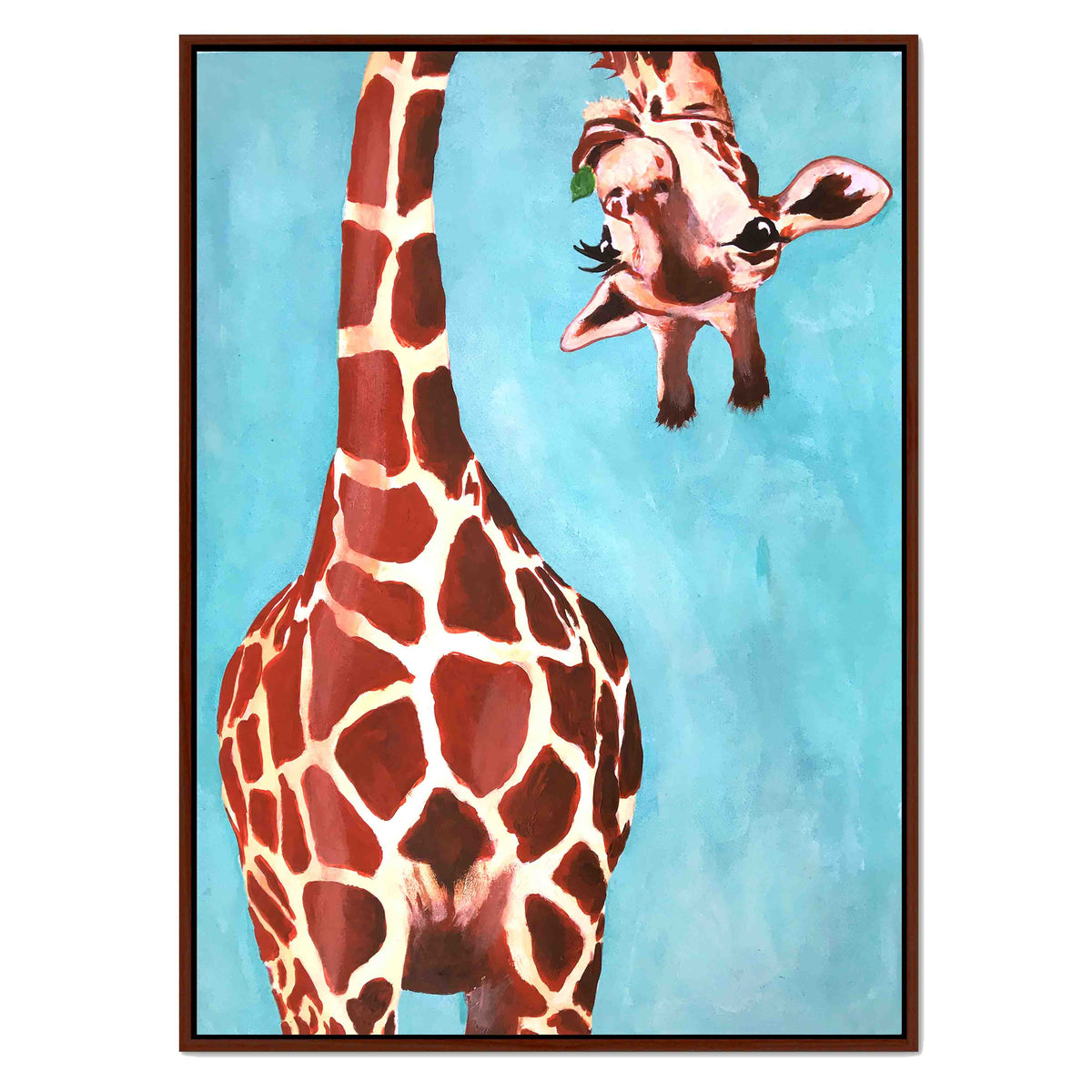 Langford Axis Giraffe Canvas Wall Art — gallery image 25