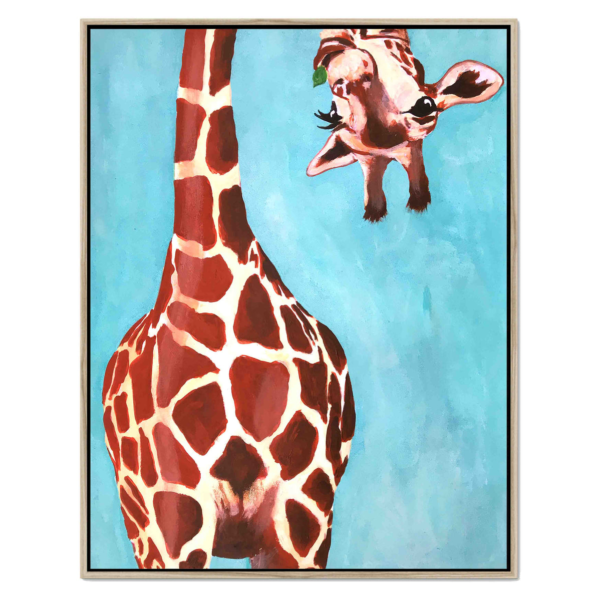 Langford Axis Giraffe Canvas Wall Art — gallery image 36