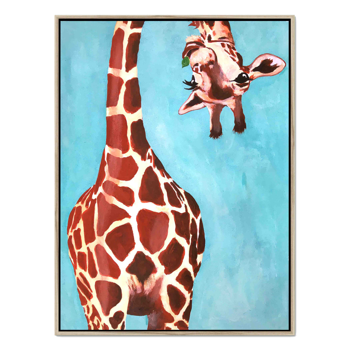 Langford Axis Giraffe Canvas Wall Art — gallery image 41