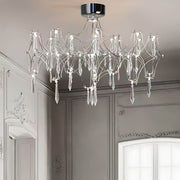 Waverley Frame Crystal Chandelier — gallery image 12
