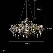 Waverley Frame Crystal Chandelier — gallery image 19