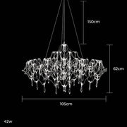 Waverley Frame Crystal Chandelier — gallery image 25