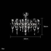 Waverley Frame Crystal Chandelier — gallery image 26