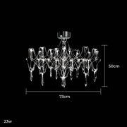 Waverley Frame Crystal Chandelier — gallery image 27