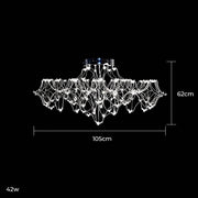 Waverley Frame Crystal Chandelier — gallery image 28