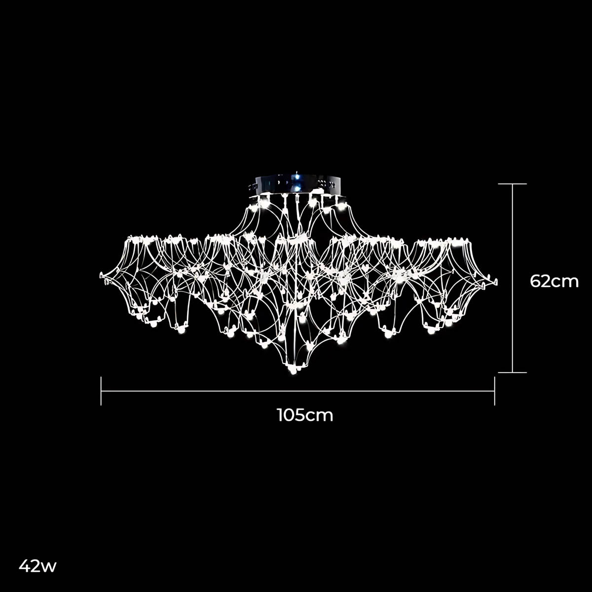 Waverley Frame Crystal Chandelier — gallery image 28