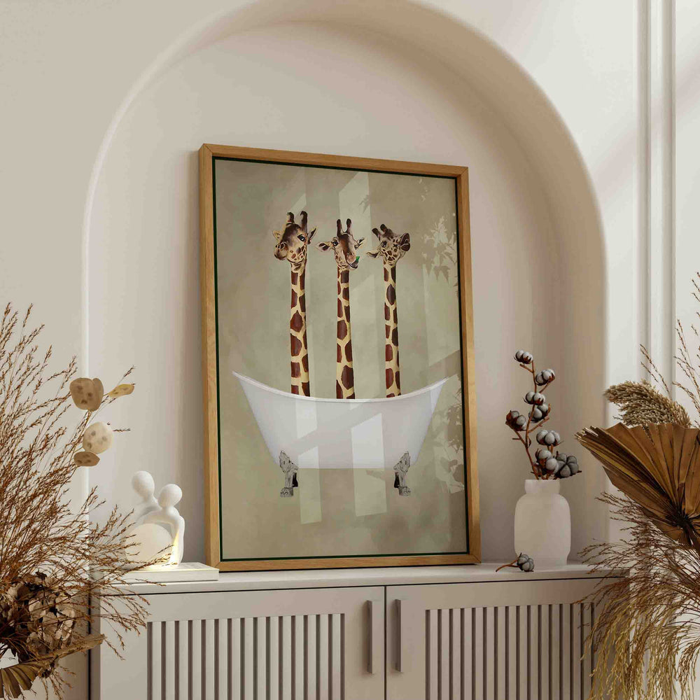 Hartley Axis Giraffe Canvas Wall Art — gallery image 4