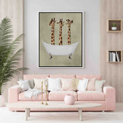 Hartley Axis Giraffe Canvas Wall Art — gallery image 7