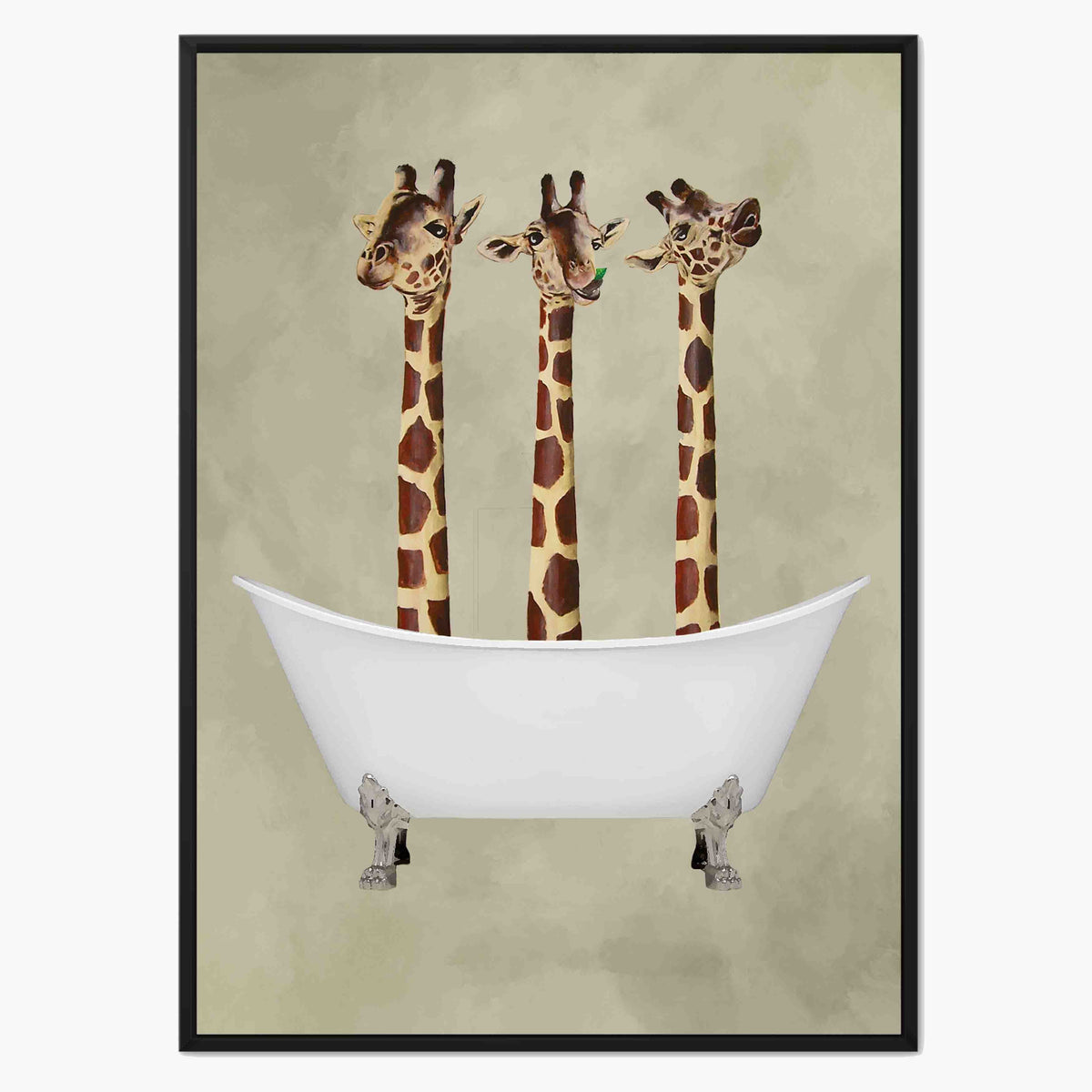 Hartley Axis Giraffe Canvas Wall Art — gallery image 1