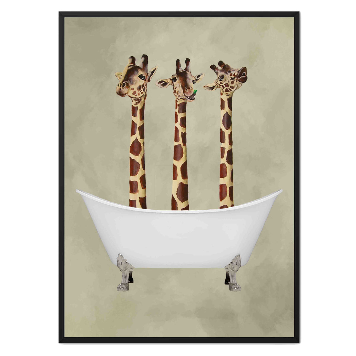 Hartley Axis Giraffe Canvas Wall Art — gallery image 18