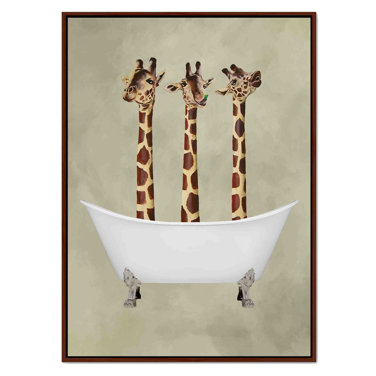 Hartley Axis Giraffe Canvas Wall Art — gallery image 24