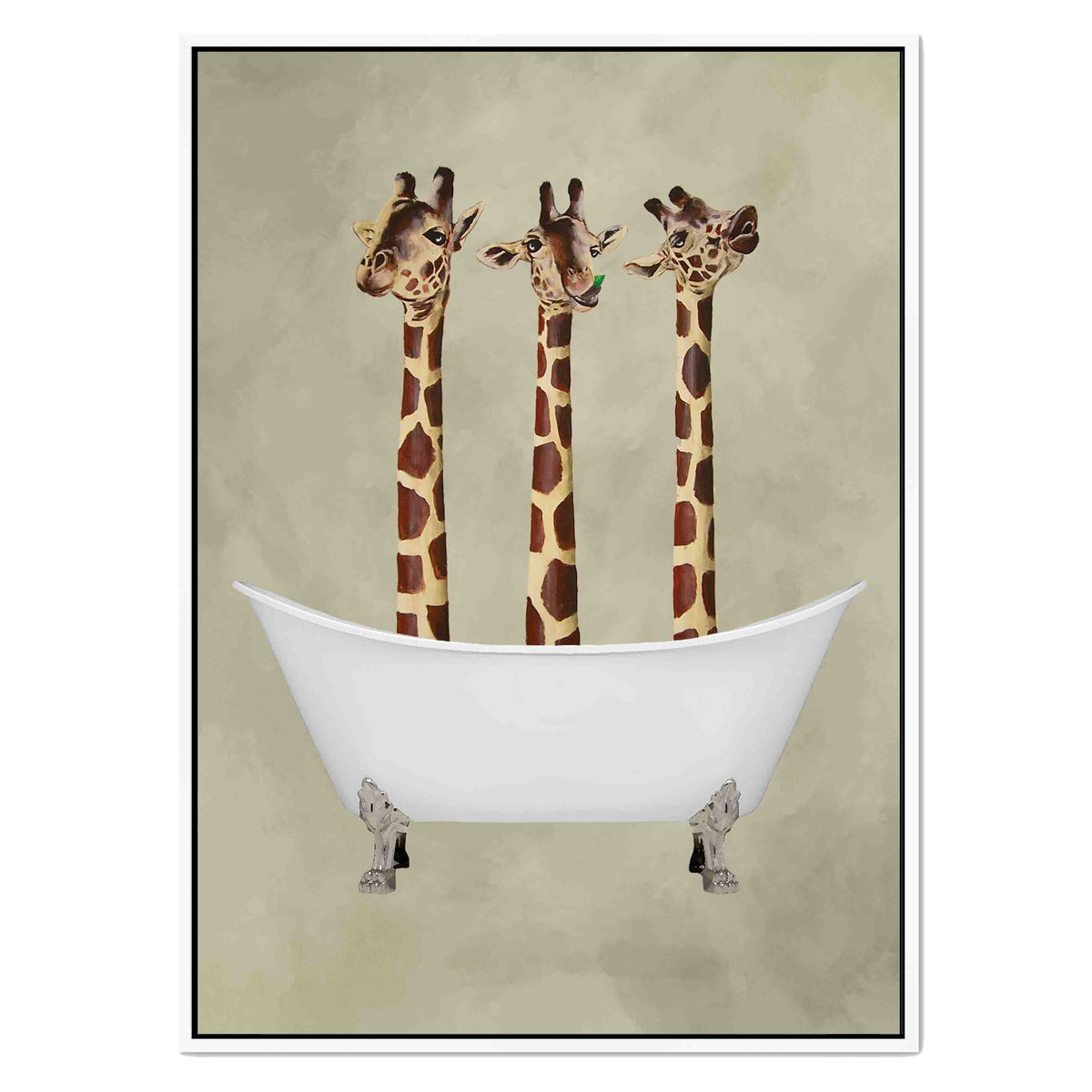 Hartley Axis Giraffe Canvas Wall Art — gallery image 48