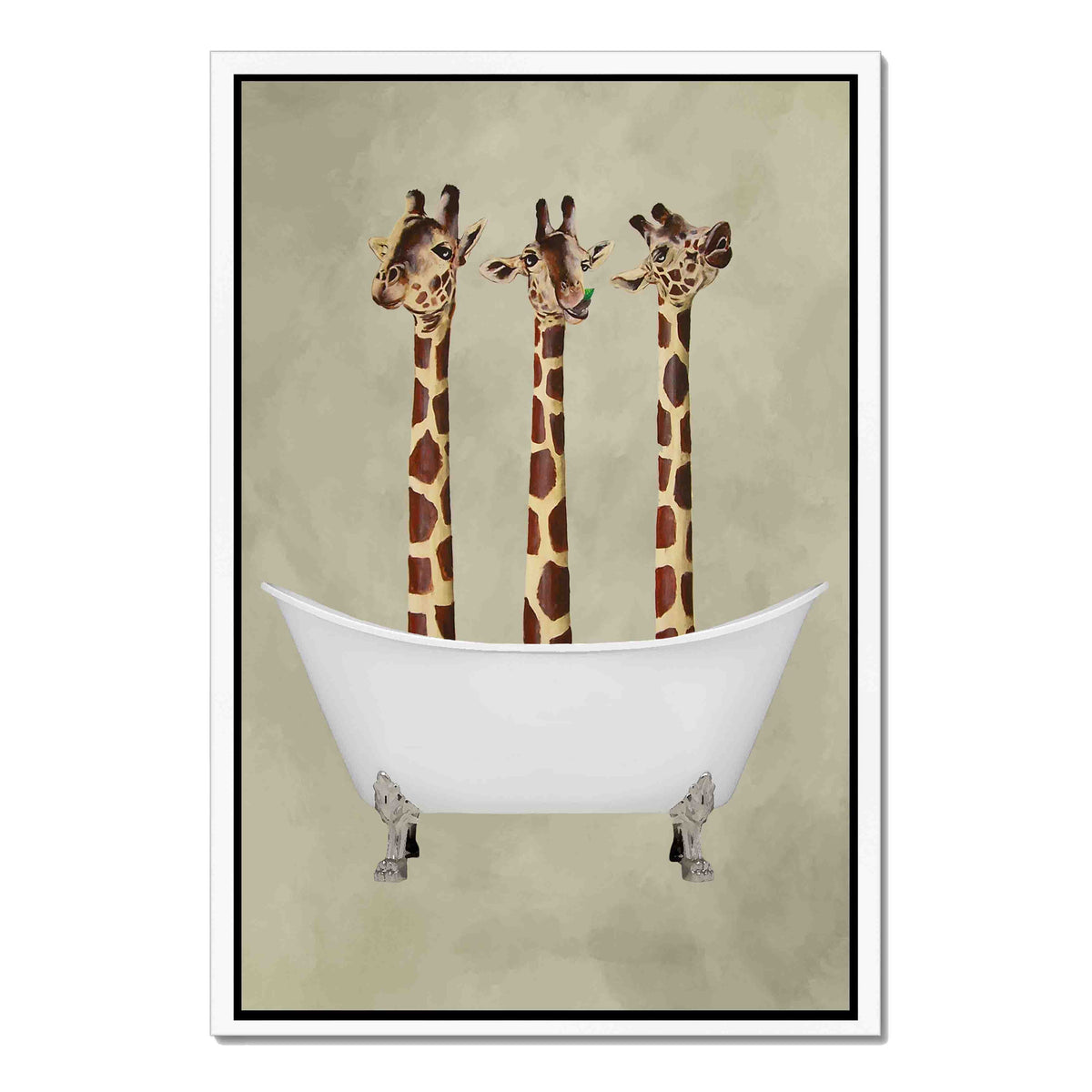 Hartley Axis Giraffe Canvas Wall Art — gallery image 50