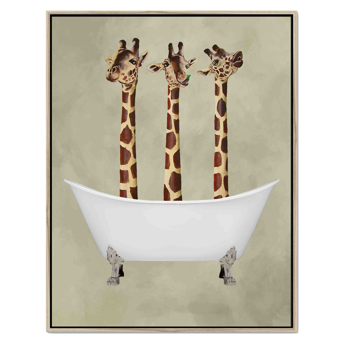 Hartley Axis Giraffe Canvas Wall Art — gallery image 35